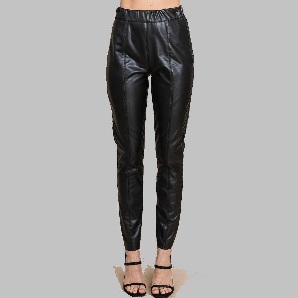 Fully lined Lambskin Leather Pants With elastic band - The Urban Tannery